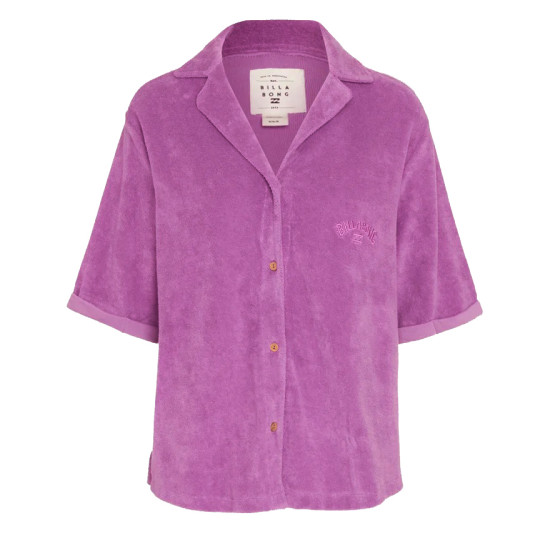 Billabong Γυναικείο πουκάμισο White Sands - Short Sleeve Cosy Shirt for Women